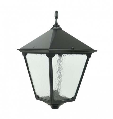 Głowica lampy masztowej latarnia Retro Kwadratowe K 1018 BD KW SU-MA E27, 1 x 100 W, 230 V Czarny, patyna