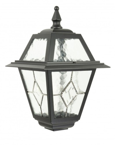 Głowica lampy masztowej latarnia Witraż K 1018 N SU-MA E27, 1 x 60 W, 230 V Czarny, patyna