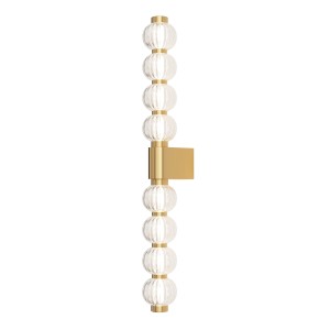 Lampa ścienna kinkiet Amulet MOD555WL-L13G3K Maytoni LEDx19W Metal/Szkło Złoto/Przezroczysty