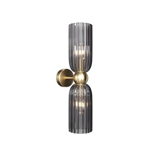 Lampa ścienna kinkiet Antic MOD302WL-02GR Maytoni E14x40W Metal/Szkło Złoto/Szary