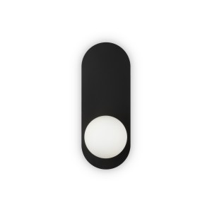 Lampa ścienna kinkiet Bao MOD419WL-01B Maytoni G9x28W Metal/Szkło Czarny/Biały