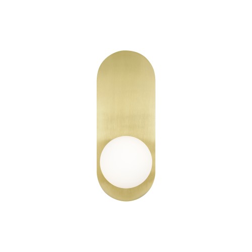 Lampa ścienna kinkiet Bao MOD419WL-01G Maytoni G9x28W Metal/Szkło Złoto/Biały