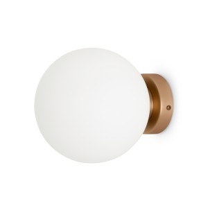 Lampa ścienna kinkiet Basic form MOD321WL-01G2 Maytoni E14x40W Metal/Szkło Złoto/Biały