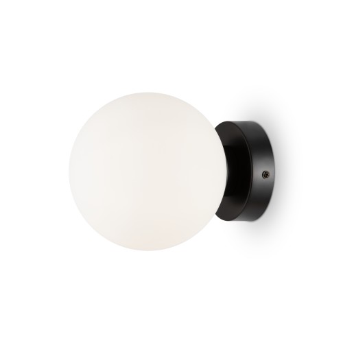 Lampa ścienna kinkiet Basic form MOD321WL-01B Maytoni E14x40W Metal/Szkło Czarny/Biały