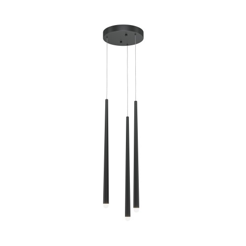 Lampa wisząca Cascade MOD132PL-L18BK Maytoni LEDx19W Aluminium/Aluminium Czarny/Czarny