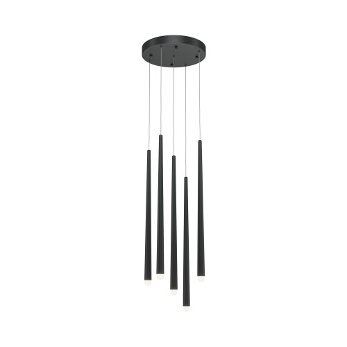 Lampa wisząca Cascade MOD132PL-L30BK Maytoni LEDx31W Aluminium/Aluminium Czarny/Czarny