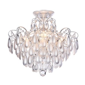 Żyrandol lampa wisząca Chabrol MOD056PL-04S Maytoni E14x40W Metal/ Srebro/