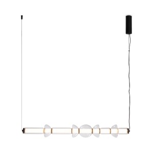 Lampa wisząca Cosmo MOD210PL-L39B3K Maytoni LEDx39W Metal/Szkło Czarny/Przezroczysty