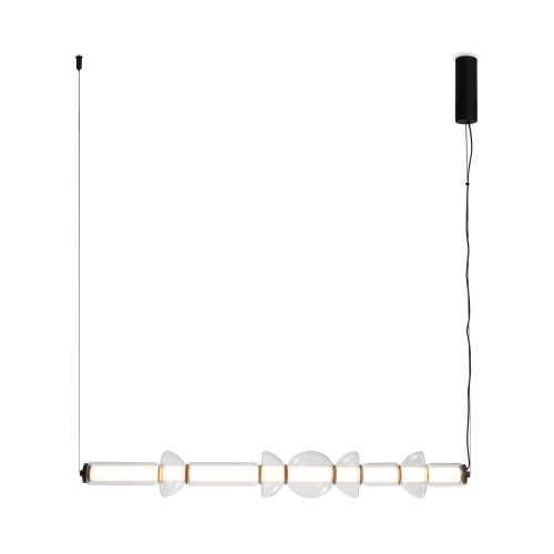 Lampa wisząca Cosmo MOD210PL-L39B3K Maytoni LEDx39W Metal/Szkło Czarny/Przezroczysty