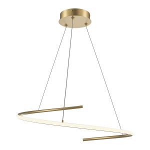 Lampa wisząca Curve MOD242PL-L33BSK Maytoni LEDx31W Aluminium/Silikon Mosiądz/Biały