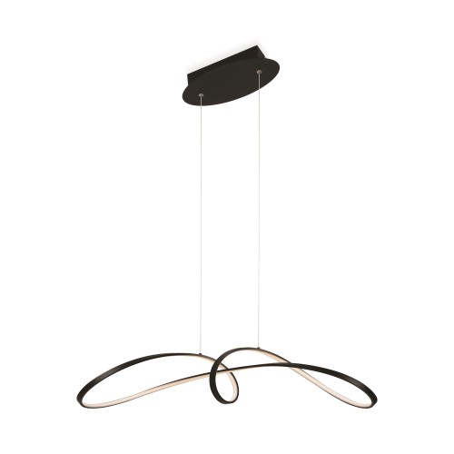 Lampa wisząca Curve MOD156PL-L52B4K Maytoni LEDx42W Aluminium/Silikon Czarny/Biały