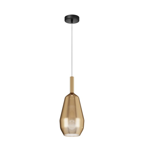 Lampa wisząca Duality MOD271PL-01B7 Maytoni E27x60W Metal/Szkło Czarny/Złoty