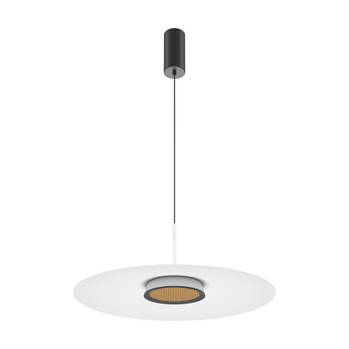 Lampa wisząca El MOD041PL-L15W3K1 Maytoni LEDx12W Aluminium/Aluminium Czarny/Biały