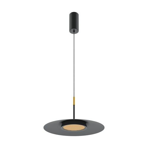 Lampa wisząca El MOD041PL-L15B3K1 Maytoni LEDx12W Aluminium/Aluminium Czarny/Czarny