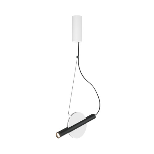 Lampa wisząca Enigma MOD150PL-L5W3K Maytoni LEDx5W Metal/Metal Biały/Biały