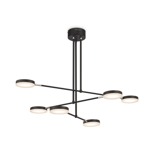 Lampa wisząca Fad MOD070PL-L38B3K Maytoni LEDx40W Metal/Aluminium Czarny/Czarny