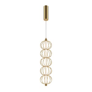 Lampa wisząca Golden Cage MOD216PL-L10G3K Maytoni LEDx17W Metal/Metal Złoto/Złoty