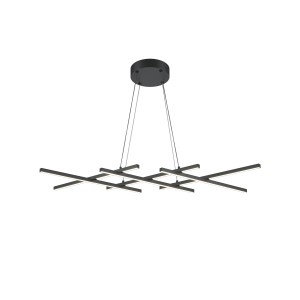 Lampa wisząca Halo MOD244PL-L50BK Maytoni LEDx40W Aluminium/Silikon Czarny/Biały