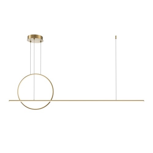 Lampa wisząca Halo MOD247PL-L49BSK Maytoni LEDx40W Aluminium/Silikon Mosiądz/Biały