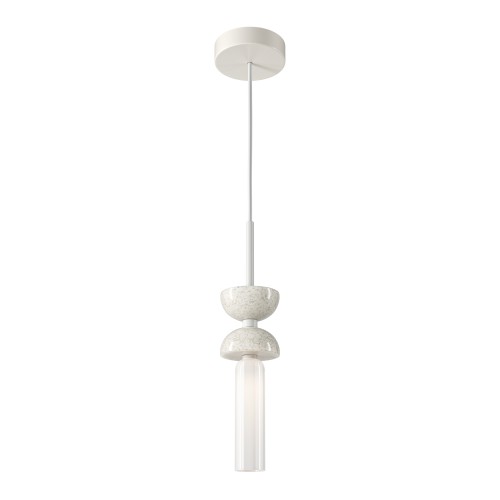 Lampa wisząca Kyoto MOD178PL-01W Maytoni G9x28W Metal i marmur/Szkło Biały/Biały