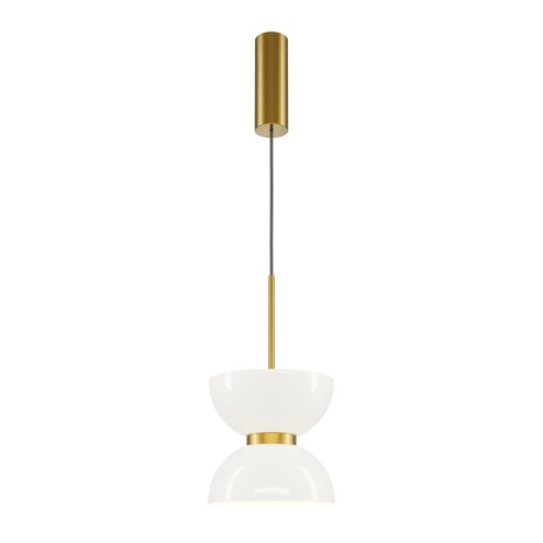Lampa wisząca Kyoto MOD178PL-L11G3K Maytoni LEDx11W Metal/Szkło Złoto/Biały