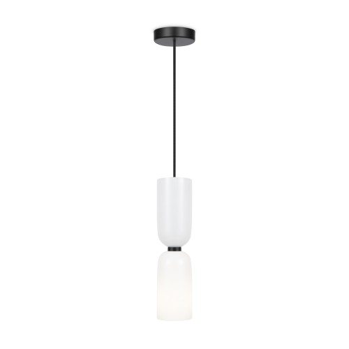 Lampa wisząca Memory MOD177PL-01W Maytoni E14x40W Metal/Szkło Czarny/Biały