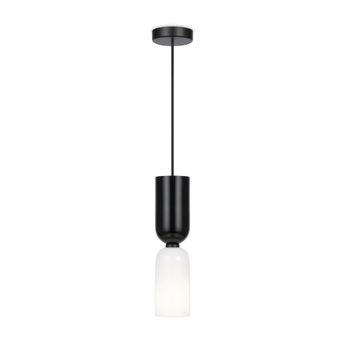 Lampa wisząca Memory MOD177PL-01B Maytoni E14x40W Metal/Szkło Czarny/Biały i czarny