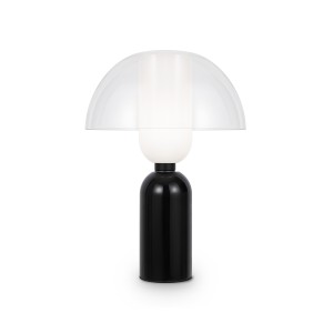 Lampa stojąca stołowa Memory MOD177TL-01B Maytoni E14x40W Metal i ceramika/Szkło Czarny/Przezroczysty