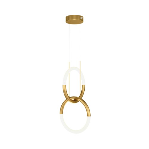Lampa wisząca Node MOD165PL-L18G3K Maytoni LEDx18W Metal/Akryl Złoto/Biel i Złoto