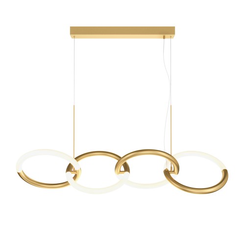 Lampa wisząca Node MOD165PL-L40G3K Maytoni LEDx40W Metal/Akryl Złoto/Biel i Złoto