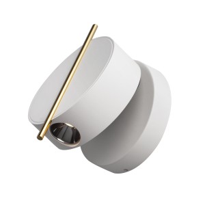 Lampa ścienna kinkiet Nuance MOD180WL-L4W3K1 Maytoni LEDx4W Aluminium/ Biały i mosiądz/