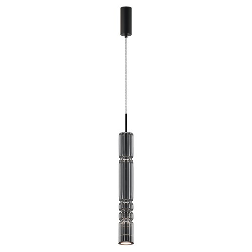 Lampa wisząca Ordo MOD272PL-L12B3K Maytoni LEDx8W Metal/Szkło Czarny/Przydymiony