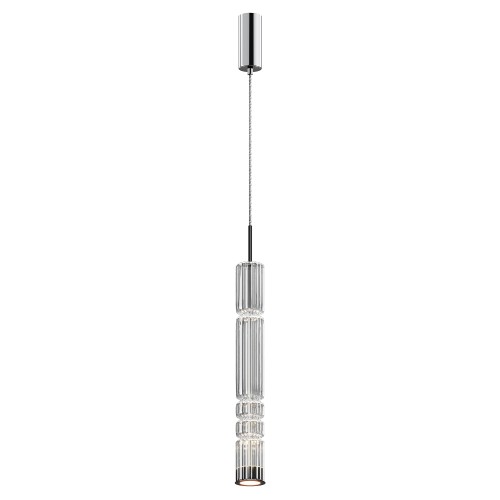 Lampa wisząca Ordo MOD272PL-L12CH3K Maytoni LEDx8W Metal/Szkło Chrom/Przezroczysty