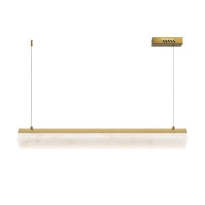 Lampa wisząca Petra MOD250PL-L36BS3K Maytoni LEDx35W Metal/Alabaster Mosiądz/Biały