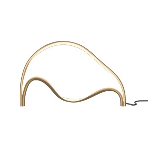 Lampa stojąca stołowa Plons MOD283TL-L12BS3K Maytoni LEDx12W Aluminium/Silikon Mosiądz/Biały