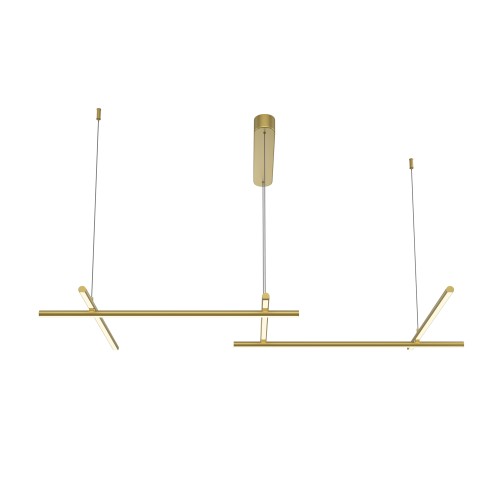 Lampa wisząca Radiance MOD278PL-L50G3K Maytoni LEDx50W Aluminium/Silikon Złoto/Biały