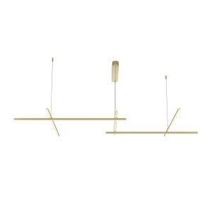 Lampa wisząca Radiance MOD278PL-L86G3K1 Maytoni LEDx80W Aluminium/Silikon Złoto/Biały