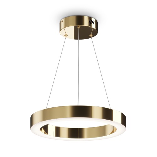 Lampa wisząca Saturno MOD415PL-L36BS4K Maytoni LEDx36W Stal nierdzewna/Akryl Mosiądz/Biały
