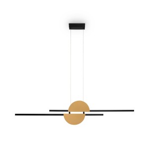 Lampa wisząca Skyline MOD179PL-L26BS4K Maytoni LEDx26W Aluminium/Aluminium Czarny/Mosiądz