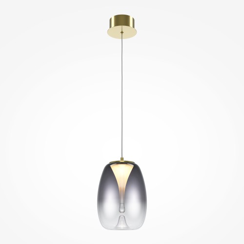 Lampa wisząca Splash MOD282PL-L8G3K Maytoni LEDx7W Aluminium/Szkło Złoto/Przydymiony