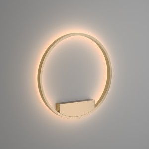 Lampa ścienna kinkiet Rim MOD058WL-L35BS3K Maytoni LEDx37W Aluminium/Silikon Mosiądz/Biały