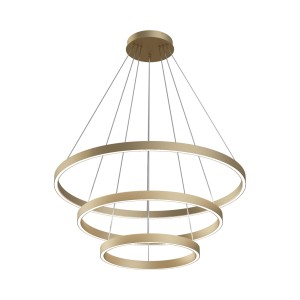 Lampa wisząca Rim MOD058PL-L100BS4K Maytoni LEDx115W Aluminium/Silikon Mosiądz/Biały