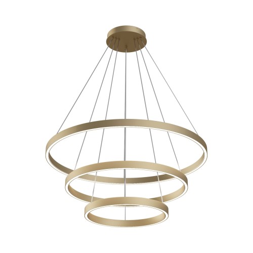 Lampa wisząca Rim MOD058PL-L100BS4K Maytoni LEDx115W Aluminium/Silikon Mosiądz/Biały