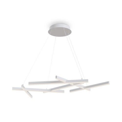 Lampa wisząca Line MOD016PL-L75W Maytoni LEDx79W Aluminium/Akryl Biały/Biały