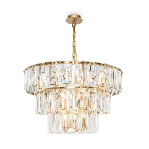 Lampa wisząca Puntes MOD043PL-18G Maytoni E14x40W Metal/Kryształ Złoto/Przezroczysty