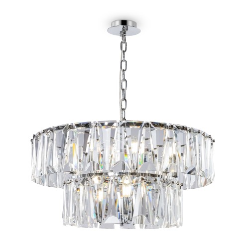 Lampa wisząca Puntes MOD043PL-12CH Maytoni E14x40W Metal/Kryształ Chrom/Przezroczysty
