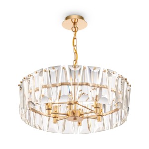 Lampa wisząca Puntes MOD043PL-06G Maytoni E14x60W Metal/Kryształ Złoto/Przezroczysty