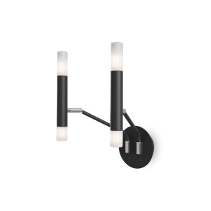 Lampa ścienna kinkiet Vigo MOD620WL-04B Maytoni G9x25W Metal/Szkło Czarny/Biały