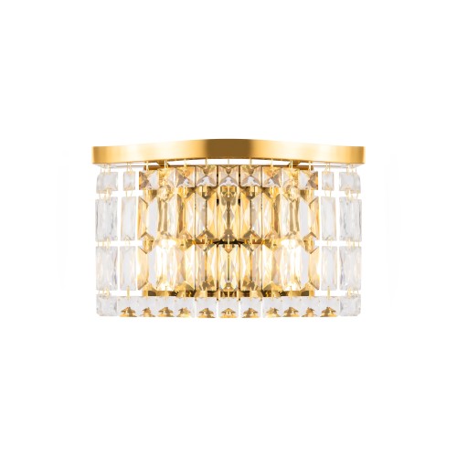 Lampa ścienna kinkiet Dune DIA005WL-02G Maytoni E14x60W Metal/Kryształ Złoto/Przezroczysty