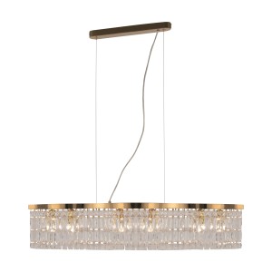 Lampa wisząca Dune DIA005PL-06G Maytoni E14x60W Metal/Kryształ Złoto/Przezroczysty